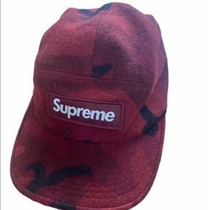 Red camouflage Supreme Hat